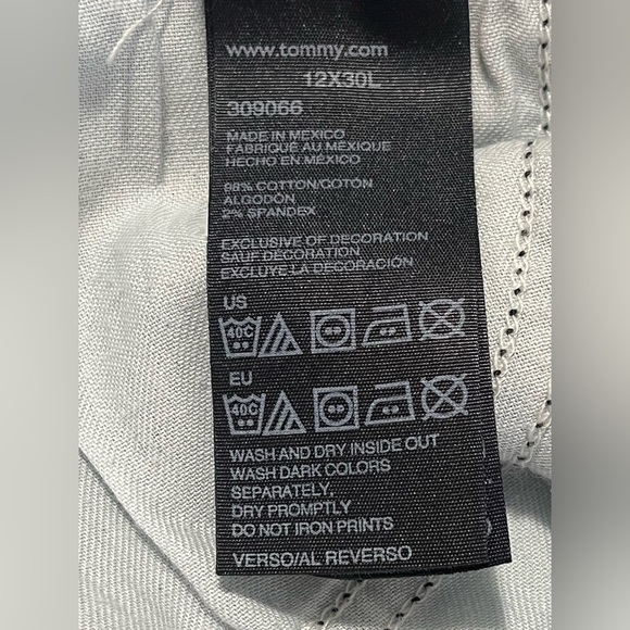 Tommy HILFIGER, MODERN STRAIGHT DENIM, SZ 12S - Picture 3 of 8